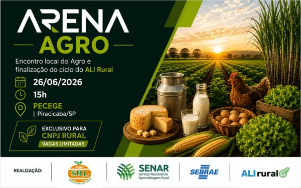 Arena Agro 26/06/26 - Exclusivo para CNPJ Rural (Gratuito)