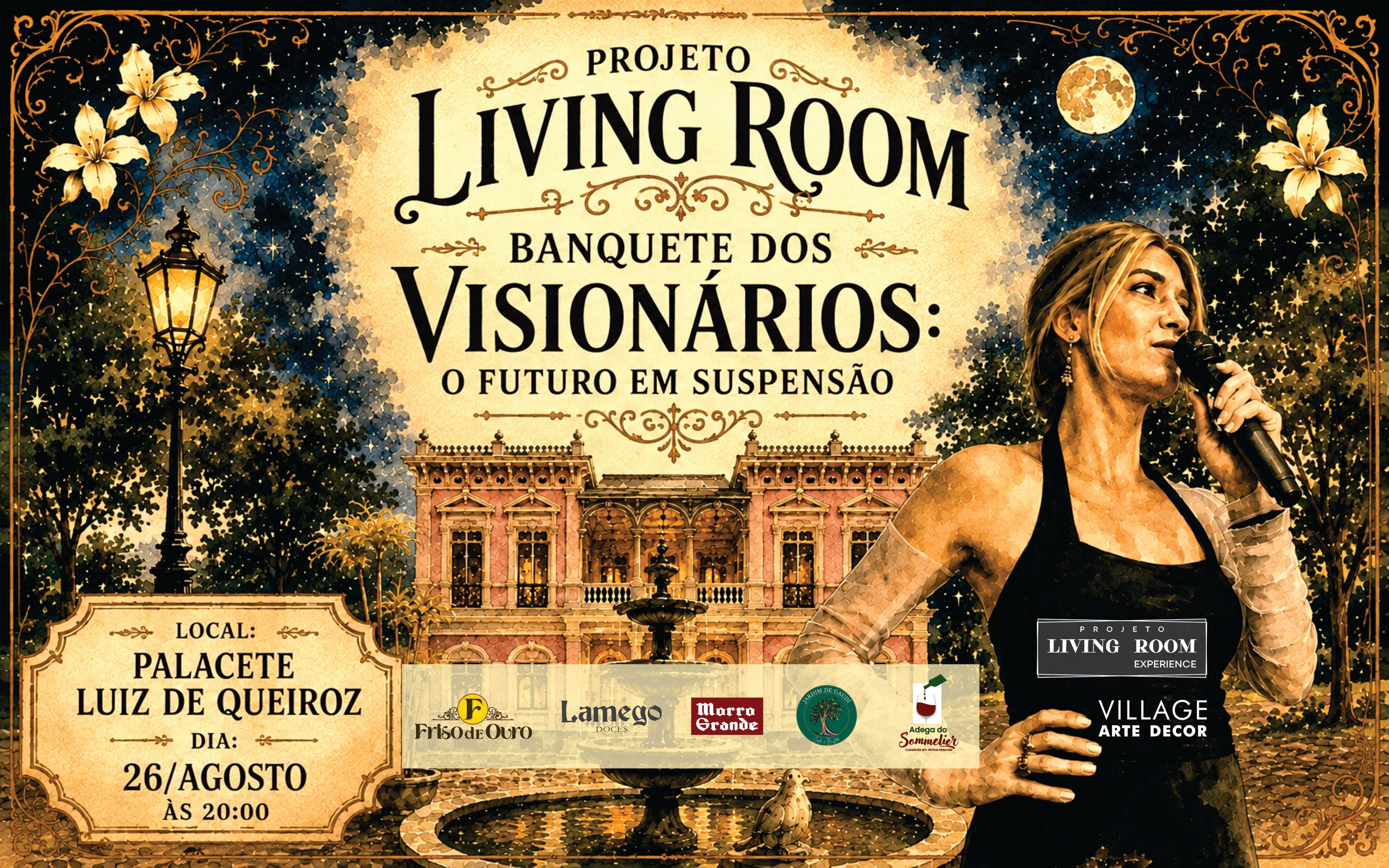 Banquete dos Visionários: O Futuro em Suspensão