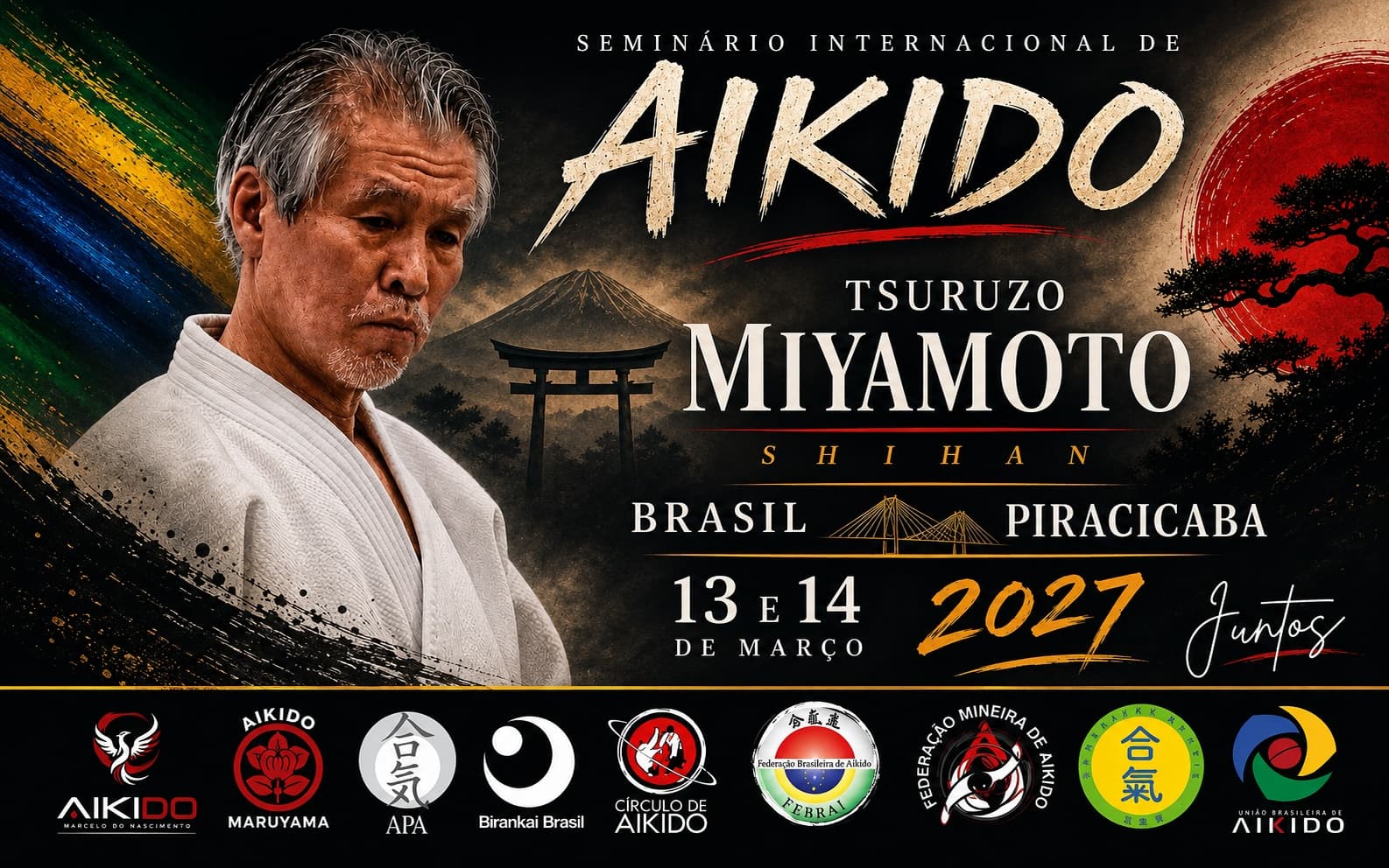 Seminário Internacional de AIKIDO - TSURUZO MIYAMOTO SHIHAN
